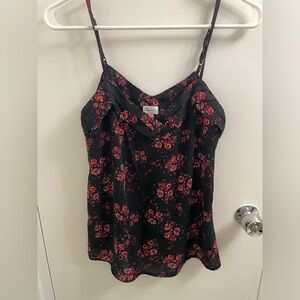 Dynamite Floral Black and Red Camisole